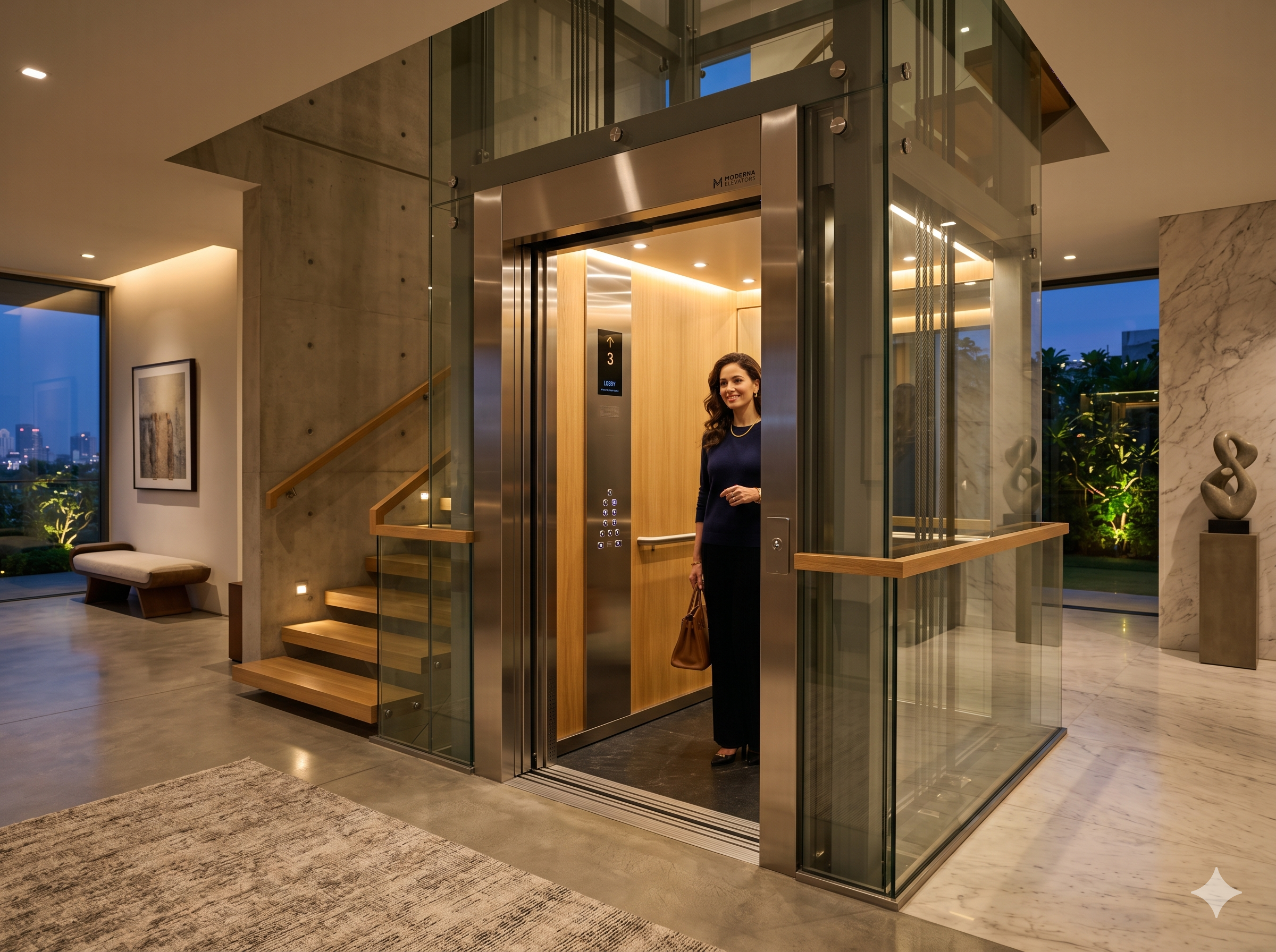 Gearless Home Elevator
